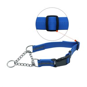 <span class=keywords><strong>Collar</strong></span> para Perro con Anillo en O, Personalizado al por Mayor, Material Reflectante, Ajustable, Hebillas Metálicas Decorativas, PVC a Rayas - Product Image 5