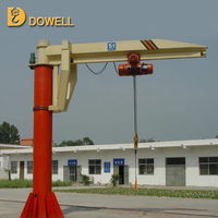 Grue à flèche autoportante personnalisée avec palan à câble de 1 à 5 tonnes pour usage industriel