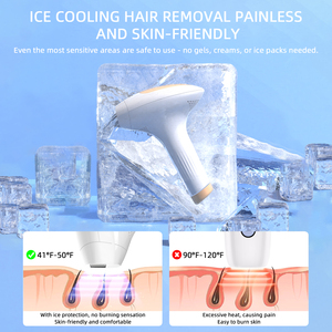 Depiladora IPL con Pantalla Digital, Enfriamiento con Hielo, Depilación Láser IPL Portátil, Nueva, para Uso Doméstico, Fotón, Pulso Fuerte, Eliminación del Vello - Product Image 3