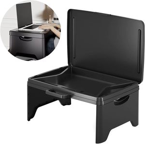Escritorio Plegable para Portátil, Mesa Multifuncional Portátil para Cama, Hogar y Oficina, para Leer, Trabajar, Comer, con Almacenamiento y Fácil Transporte - Product Image 4