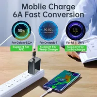 Mini 6A OTG Type C Femelle vers USB A Mâle Adaptateur En Alliage D'aluminium Type C Chargeur Rapide Câble Adaptateur pour iPhone 11 12 13 14 Samsung