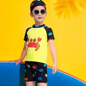 children's logo teens free sublimation printing suit wholesale custom odm custom with logo swimwear