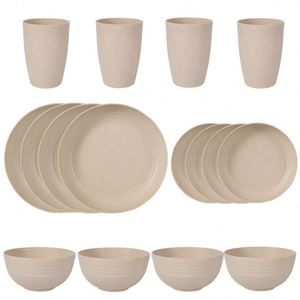 Juego de Platos de Cerámica Reactiva Creativa 2024, que Incluye Cuatro y 16 Piezas - Product Image 2