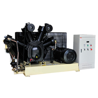 Compresor de Aire de Alta Presión YiBang 15KW 20HP 600L/min 300bar 380V 50HZ 3PH con Motor de Pistón y Válvula para Prueba de Presión