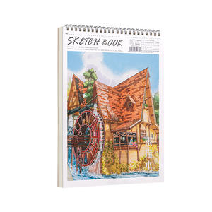 Album de croquis à spirale A4 épaissi pour élèves du primaire, idéal pour les débutants en art, spécial <span class=keywords><strong>gouache</strong></span>, couleur non transparente - Product Image 5