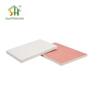 Gypsum board 9.5mm partition drywall cheap prices knauf fire-proof Gypsum board plaster board