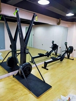Améliorez votre entraînement avec la dernière machine à ski, conçue pour les amateurs de fitness et d'aventure.