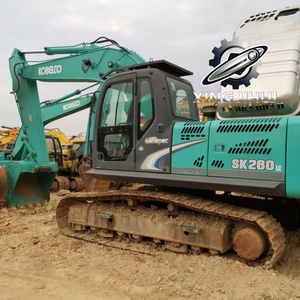 Excavatrice d'occasion Kobelco 260-8, marque japonaise d'origine, 26 tonnes, sur chenilles en caoutchouc, grande taille, modèle 2023, godet de 1,3 m - Product Image 2