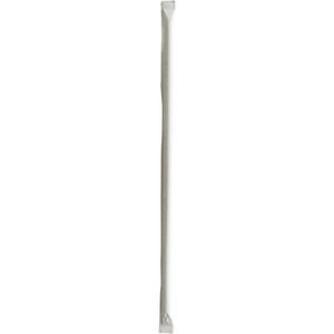 Pailles à boire en polypropylène transparentes Boardwalk de 10,25 pouces, emballées individuellement, boîte géante de 2 000 pour boissons - Product Image 3