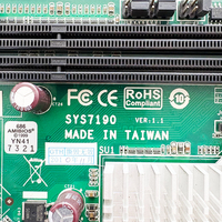 Axiomtek SYS7190 SYS7190-03 PICMG1.0 Intel Q35 Kartu Komputer Embedded Ukuran Penuh dengan VGA/Giga LAN/Audio VER.1.1 Tersedia