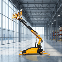 Robot Pengangkat Kaca Konstruksi, Peralatan Penanganan Lembaran Logam, Pengangkat Vakum Bermotor yang Kuat, Kapasitas Beban 800kg