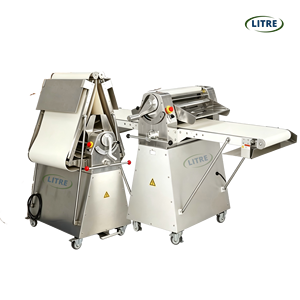 Laminoir à pâte automatique haute vitesse en acier inoxydable pour boulangerie commerciale, pâtisserie, équipement de laminage du pain, <span class=keywords><strong>fournisseur</strong></span> d'usine - Product Image 2