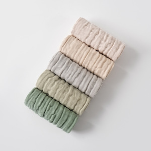 Lingettes en coton mousseline pour bébé, couleur unie, absorbantes, <span class=keywords><strong>ensemble</strong></span> de lingettes pour bébé multicolores - Product Image 3
