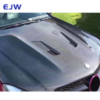 Capot moteur en fibre de carbone EJW AMG de haute qualité, Classe C W204 2011-2013, garantie 1 an, noir, fixation par boulons, protection universelle