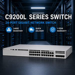 C9200L-24T-4G-E Cisco Catalyst 9200 Series 24 Ports 4x1G Uplink Network Essentials Switch - Product Image 1