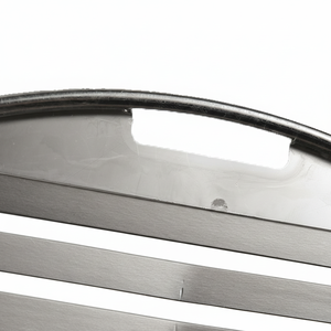 Panier de cuisson rectangulaire en acier inoxydable avec manche en bois pour barbecue-pour la cuisson des hamburgers de viande de poisson - Product Image 1