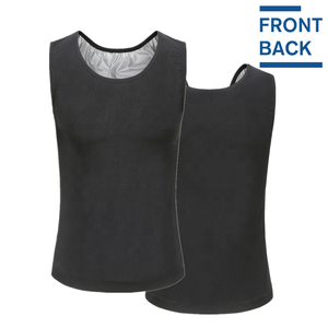 Débardeur de taille avec logo personnalisé pour hommes Gilet de compression en tricot avec piégeage de la chaleur Pull Sauna Suit - Product Image 5