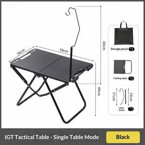 Table de <span class=keywords><strong>camping</strong></span> pliable d'extérieur, installation rapide, table multifonctionnelle pour la randonnée, la pêche et l'utilisation en extérieur - Product Image 2