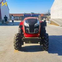 Neuer Landwirtschaftlicher Nutztraktor 80PS 90PS 100PS 120PS mit Kabine, Klimaanlage, Frontlader und Anbaugeräten wie Bodenfräse zum Verkauf