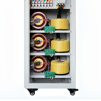 Stabilisateur de tension triphasé AVR 60KVA 120KVA 380V, régulateur de tension industriel, affichage numérique