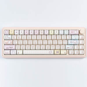 ग्लूटानस बिल्ली पीसी जेड सिरेमिक महसूस कीकैप माओ प्रोफाइल को वी 500 प्रो x87और f99 कीबोर्ड पर पीसी चुंबकीय स्विच के लिए उपयुक्त - Product Image 1