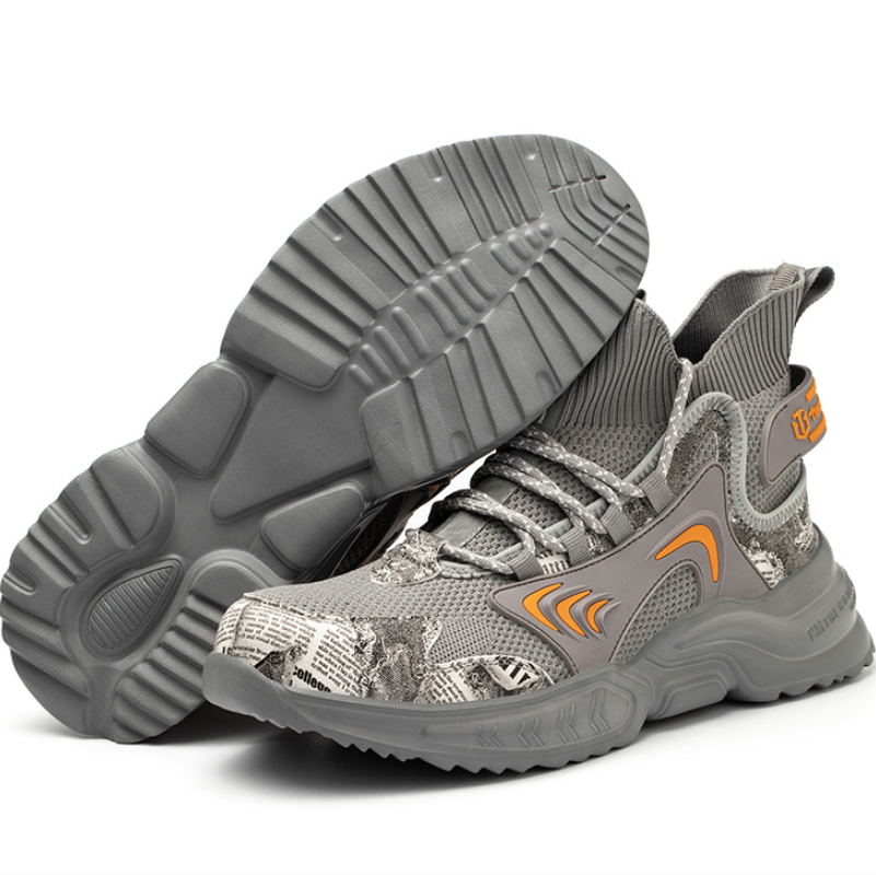 Модные рабочие дышащие мужские рабочие ботинки, промышленные безопасные кроссовки со стальным носком по самой низкой цене