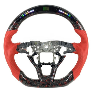 Volante a LED in fibra di carbonio forgiato personalizzato per volante a 2018 2022 <span class=keywords><strong>Honda</strong></span> Accord 10th odissea - Product Image 1