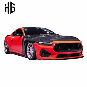 Ailes avant en fibre de carbone de haute qualité pour Ford <span class=keywords><strong>Mustang</strong></span> 2024, mise à niveau au style GTD, kits de carrosserie pour ailes gauche et droite, directement de l'usine - Product Image 1