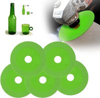 Disque de coupe diamanté Fullux 100 mm (4 pouces) pour verre, lame de scie diamantée pour le polissage et la découpe de carreaux de céramique et de jade vert