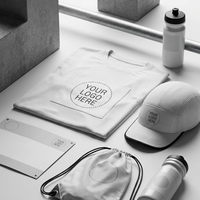 Kit complet de course de marathon comprenant un débardeur, un short et des accessoires, équipement de course personnalisé avec logo pour événements sportifs promotionnels