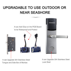 מערכת ניהול מנעולי כרטיסי RFID מגנטיים חכמים לבתי מלון, מנעול דלת עם כרטיס מפתח בטוח לבית, מלון ודירה - Product Image 3