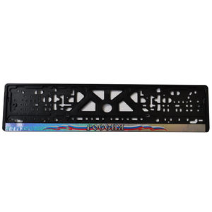 Cadres de plaque d'immatriculation de voiture personnalisés Cadre de plaque d'immatriculation de voiture avec numéro de voiture - Product Image 1