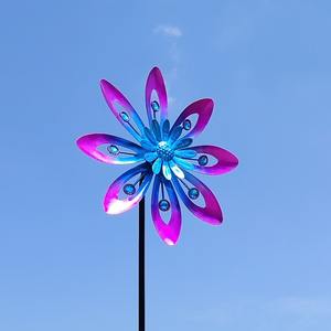 Fournitures de jardinagePièces décoratives de cour extérieure de moulin à vent, atmosphère de petite cour rurale, arrangement d'aménagement paysager de jardin - Product Image 5