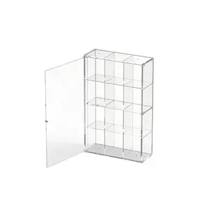 <span class=keywords><strong>Funko</strong></span> Pop-estuche de exhibición de acrílico transparente, caja de almacenamiento de coche de juguete con tapa, organizador montado en la pared al por menor - Product Image 1