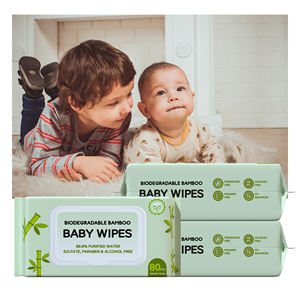 Lingettes écologiques en <span class=keywords><strong>bambou</strong></span> vert d'usine chinoise pour bébé lingettes pour bébé en gros lingettes pour bébé softcare lingettes pour bébé pour le nettoyage de sortie en famille - Product Image 1