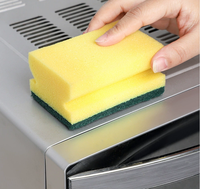 Éponge de cuisine écologique TIN HONG personnalisable en gros, couleurs variées, absorption d'eau à 250 %, pour nettoyer la vaisselle et récurer