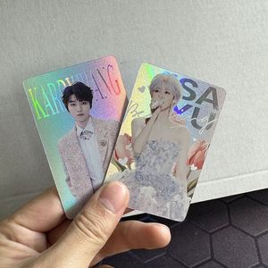 Tarjeta Fotográfica Holográfica <span class=keywords><strong>de</strong></span> <span class=keywords><strong>JIMIN</strong></span>, Tarjeta Coleccionable <span class=keywords><strong>de</strong></span> Kpop Personalizada, Tarjeta Postal <span class=keywords><strong>de</strong></span> Ídolo Kpop - Product Image 3