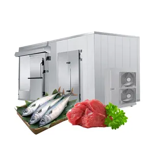 Hello River Brand -5 ~ -18 Degree Frozen Butchery Cold Room Freezing Room Commercial Meat And Aquatic Products Cold Room Storage