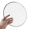 Non-stick Portable Stainless Steel Barbecue Wire Mesh Grill Basket with Wooden Handle - Product Image 2