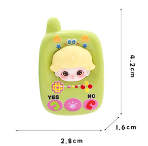 Figurines <span class=keywords><strong>de</strong></span> téléphone portable en résine 3D miniatures, réalistes, peintes à la main, fée, amour, dessin animé, kawaii, accessoires, jouets, sacs aveugles, créatifs - Product Image 6