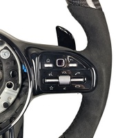 Accessoires de volant de voiture pour Mercedes-Benz Classe S W221 W219 S500 S280 S300 S350 S400 S600 Volant en fibre de carbone