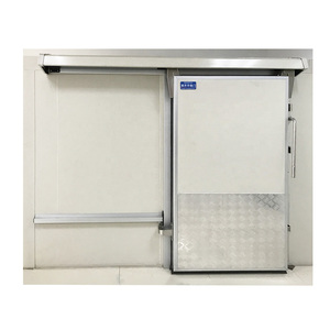 <span class=keywords><strong>Porte</strong></span> coulissante personnalisée en panneaux PU pour chambre froide, <span class=keywords><strong>porte</strong></span> coulissante manuelle avec <span class=keywords><strong>bloc</strong></span> en aluminium pour entrepôt frigorifique - Product Image 2