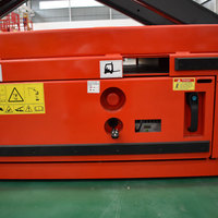 Plateforme élévatrice à ciseaux électrique autopropulsée 6m 8m 10m 12m, plateforme de travail aérien hydraulique personnalisée pour la construction et l'entretien