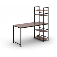Bureau d'ordinateur moderne convertible et extensible en bois, avec armoire à 3 tiroirs et gestion des câbles, idéal pour PC/ordinateur portable, étude, écriture, maison