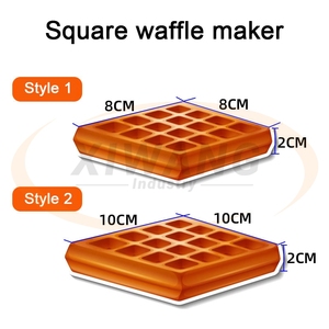 Máquina Comercial para Hacer Waffles Cuadrados Antiadherente, Totalmente Automática, para Hacer Waffles de Huevo y Panqueques - Product Image 3