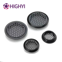Grille de ventilation en acier inoxydable HIGHYI grille de soupape d'extraction ronde armoires de cuisine meubles couvercle de bouche d'aération étanche à l'humidité