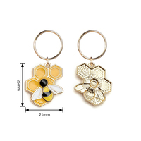 Accessoires de coiffure pour enfants : Breloques décoratives pour tresses et extensions, pendentifs en alliage émaillé motif abeille