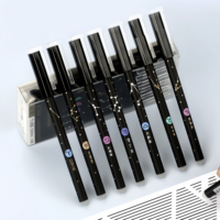 Stylos gel effaçables mignons à motifs zodiacaux avec pointe aiguille de 0,5 mm pour étudiants et usage quotidien, stylos gel effaçables sur le thème du zodiaque