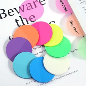 Gradient Circular Index Stickers Transparent Notes Creative Note Stickers Fluorescent Note Stickers - Product Image 2