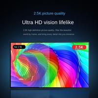 Écran portable Android TV de 21,5 pouces, 2,5K, 100 Hz, IPS tactile, haut-parleur intégré, pour le bureau, les jeux, le divertissement, l'extension informatique